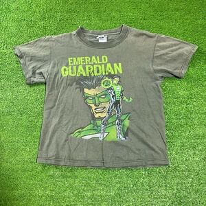 Vintage DC Comics Green Lantern‎ Shirt Youth LG Six Flags Astroworld Kids Shirt